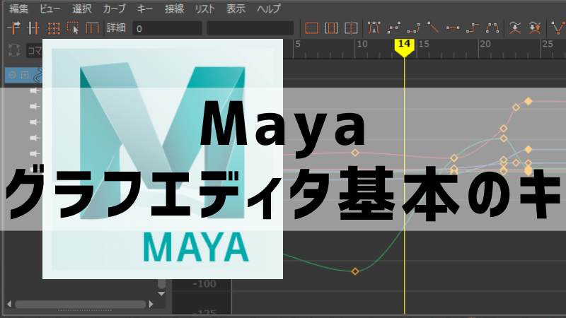 Maya グラフエディタの使い方 Cg Anim Log